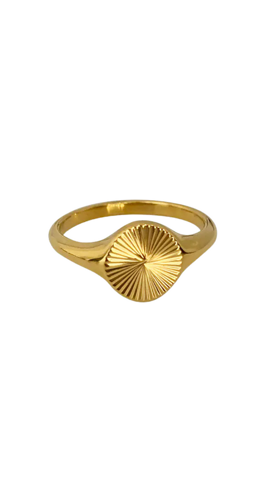 Soleil Rays 18K Gold Ring