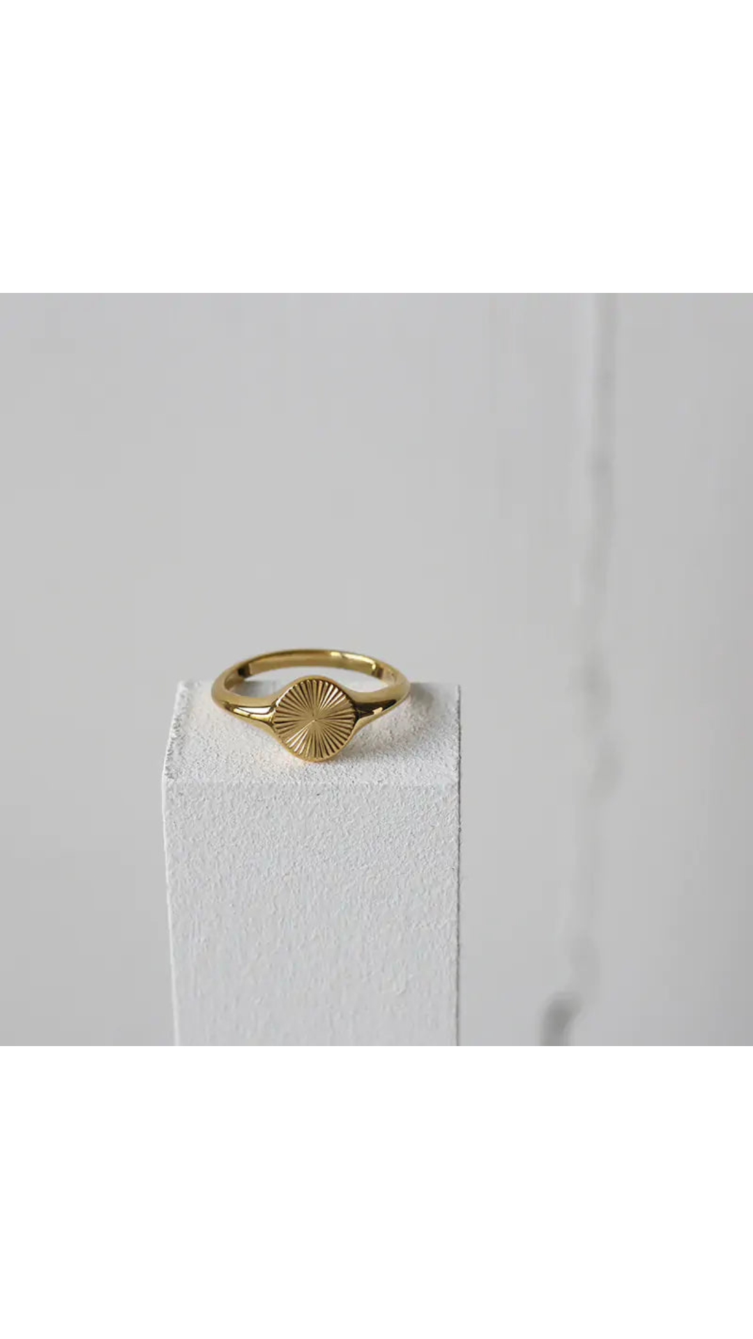 Soleil Rays 18K Gold Ring