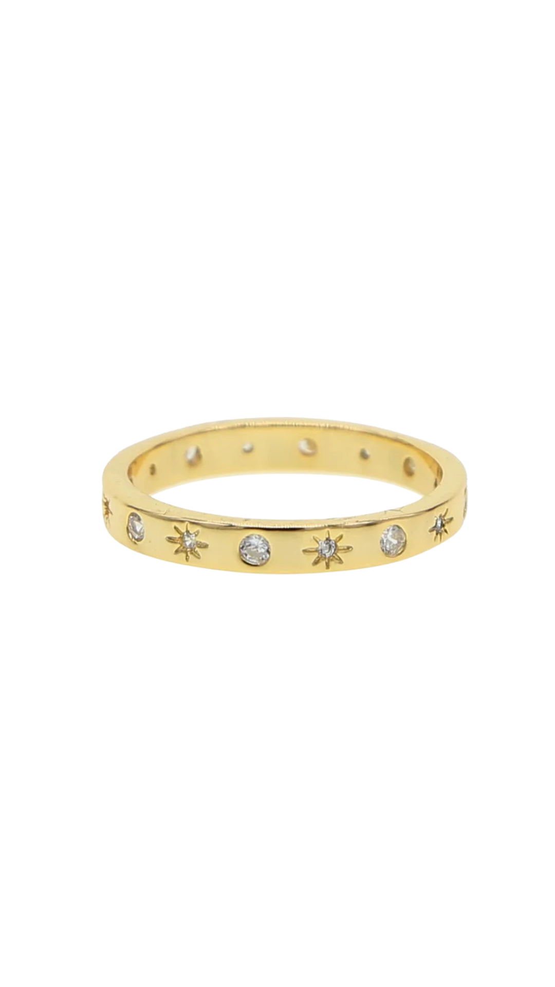 Celeste Sun and Moon Stacker Ring