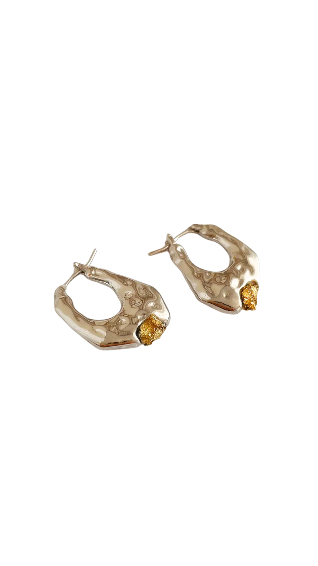 Coral Citrine Earrings